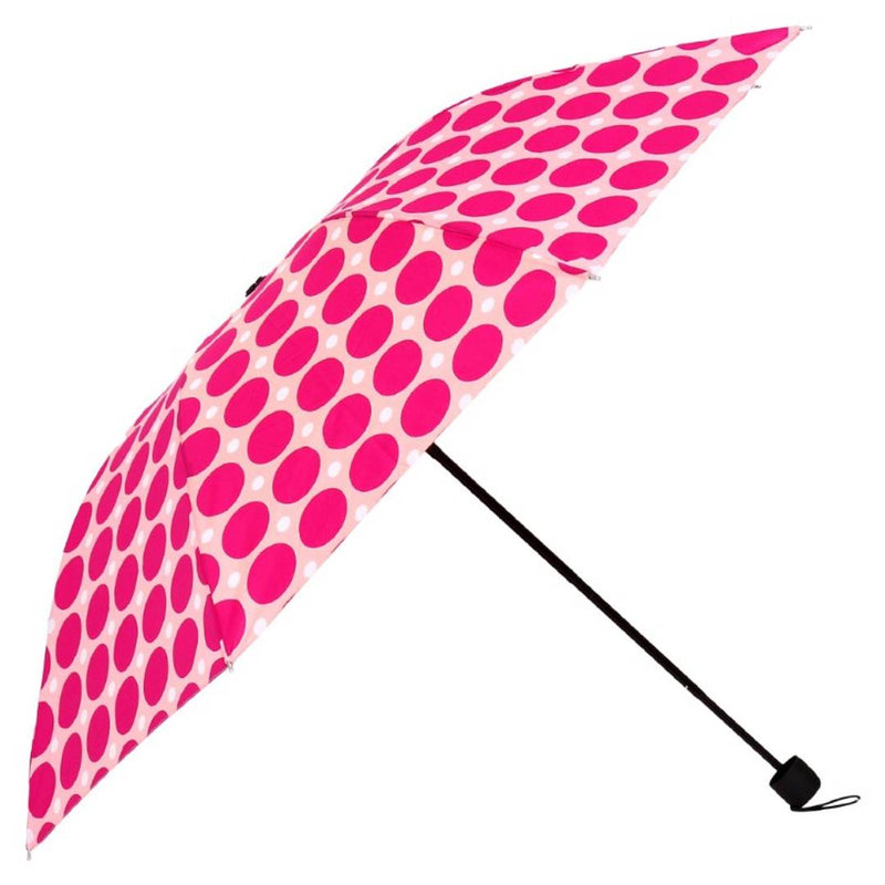 Umbrella 3 Fold Digital Printed Rain & Sun Protective Umbrella (Pink)