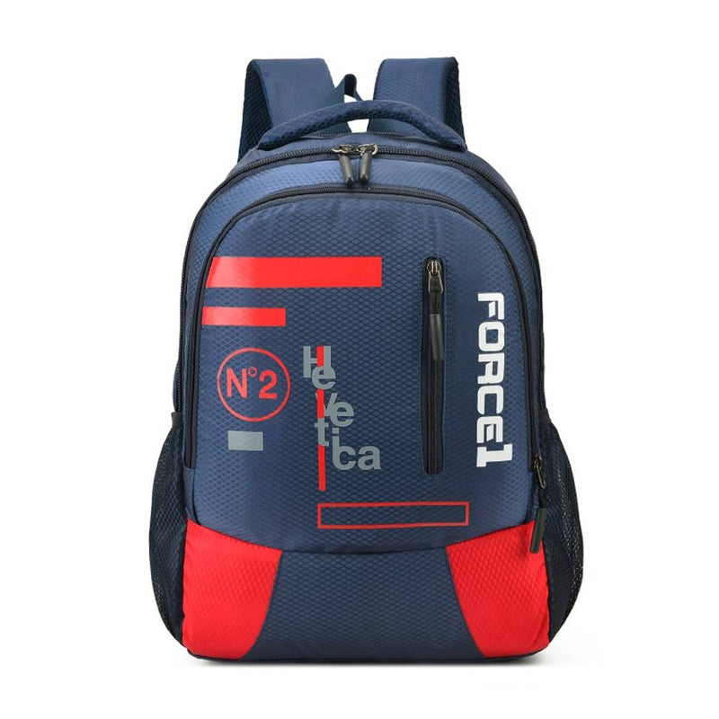 Force1 26 Litres lightweight casual waterproof backpack school bag office for mens boys girls women teens unisex laptop water proof resistant travel