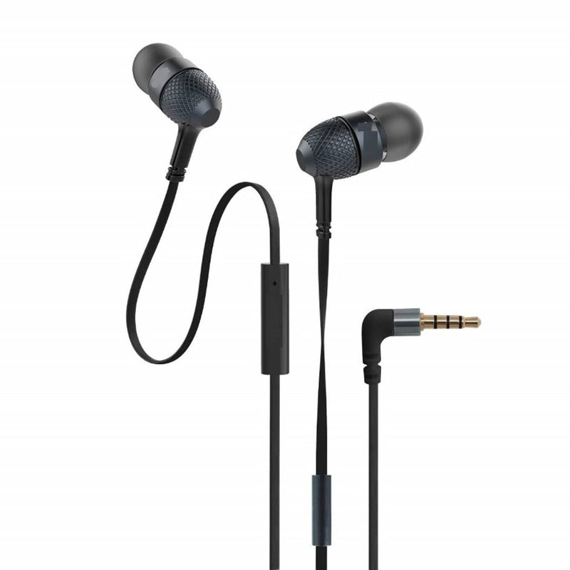 Essential Black Wired In Ear Earphones With Mic