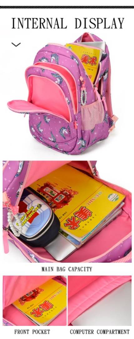 Force1 26 Litres lightweight casual waterproof backpack school bag office for girls women teens laptop water proof resistant travel