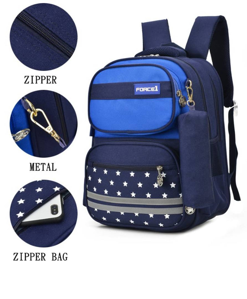 Force1 24 Litres lightweight casual waterproof backpack school bag office for mens boys girls women teens unisex laptop water proof resistant travel