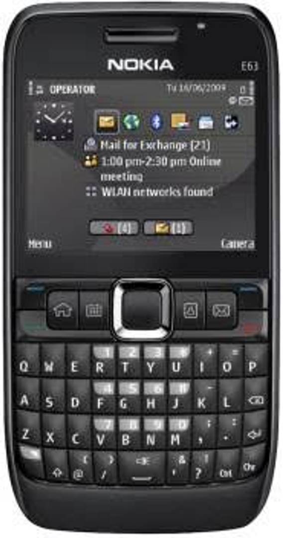 Refurbished Nokia E63 Mobile Phone Black (6 Months Warranty)