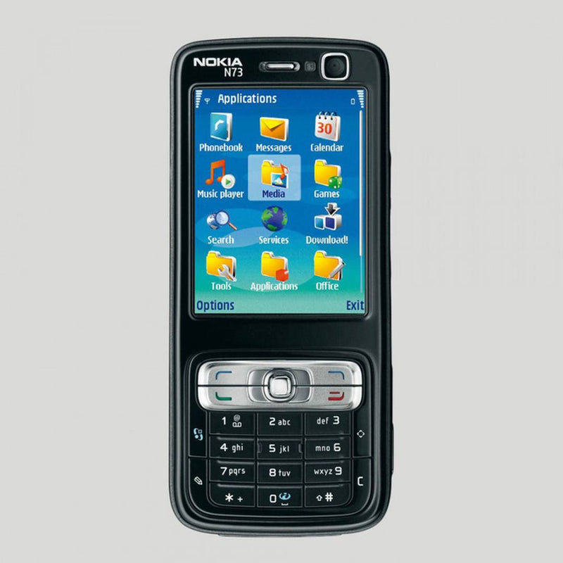 Refurbished Nokia N73 Mobile Phone Black (6 Months Warranty)