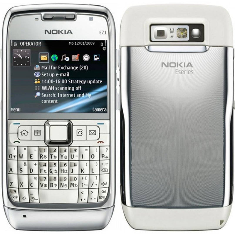 Refurbished Nokia E71 Mobile Phone White (6 Months Warranty)