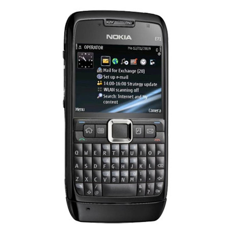 Refurbished Nokia E71 Mobile Phone Black (6 Months Warranty)