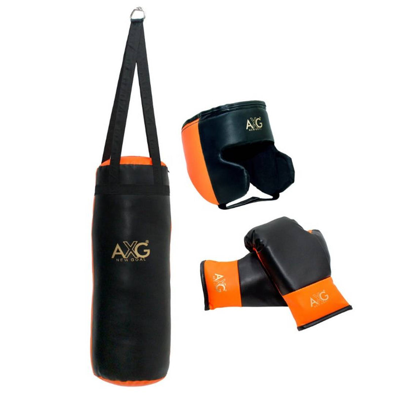 AXG NEW GOAL Punch Filled Kids Boxing Set Suitable For 6 To 12 Years Childrens Boxing Kit