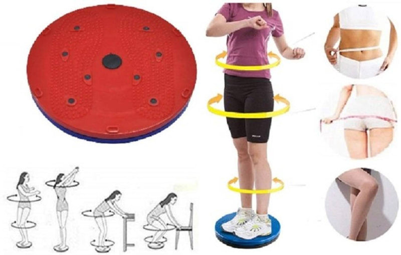 Twist Board | Foot Massage, Rotating Non-Slip Platform | Waist Twister Magnetic Therapy Twisting Disc | Figure Trimmer Deep Relaxation Fitness Equipment | Home Body Relax Device(Color may vary)