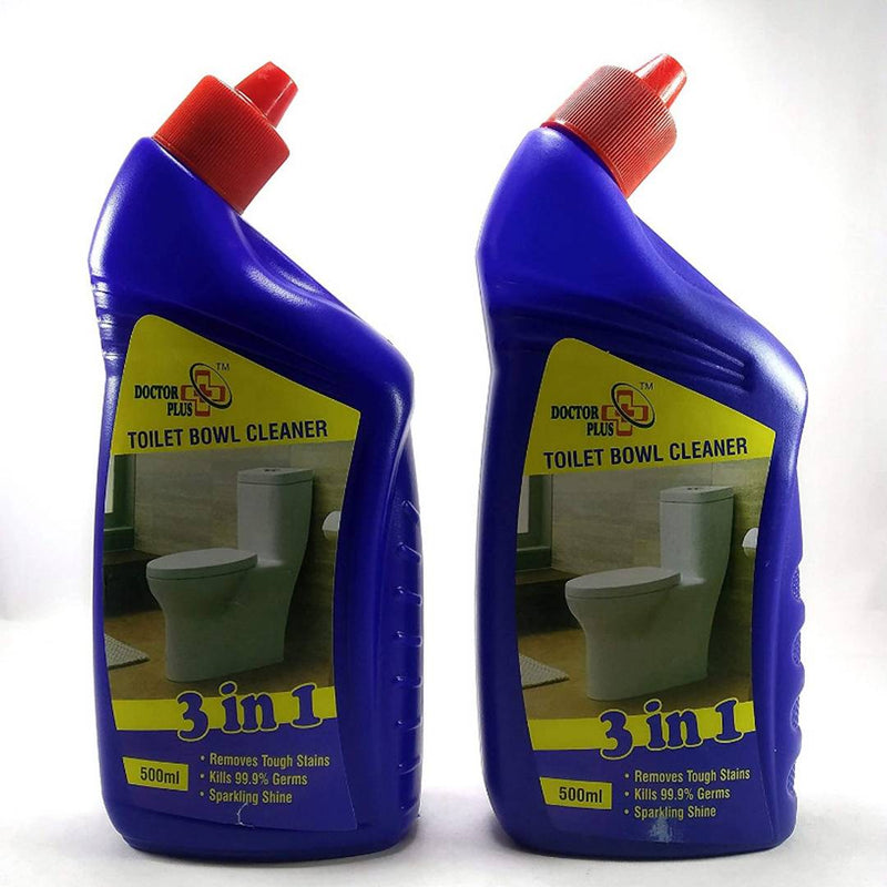 Doctor Plus Toilet Bowl Cleaner 500 ml (Set of 2 Pcs) (1000 ml)-Price Incl. Shipping