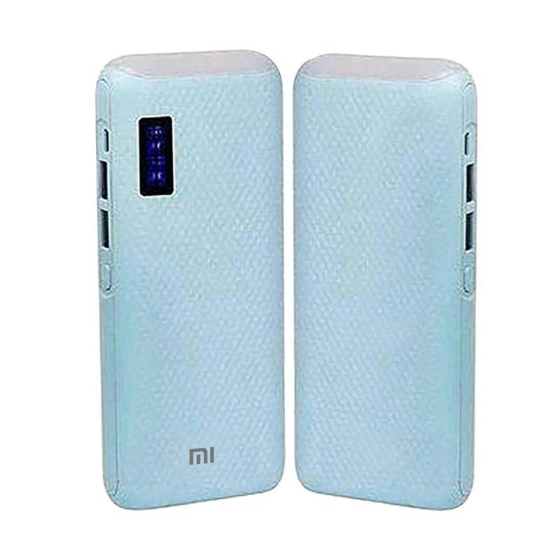 Portable 10000mAh Power Bank For All Smartphones 2 Output Power Bank (Blue) - 1 Unit