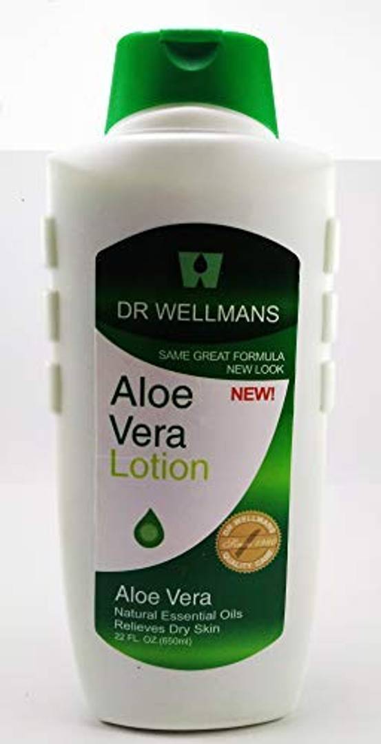 Dr. Wellmans ALOE VERA BODY LOTION WITH NATURAL ESSENTIAL OILS  650 ML.