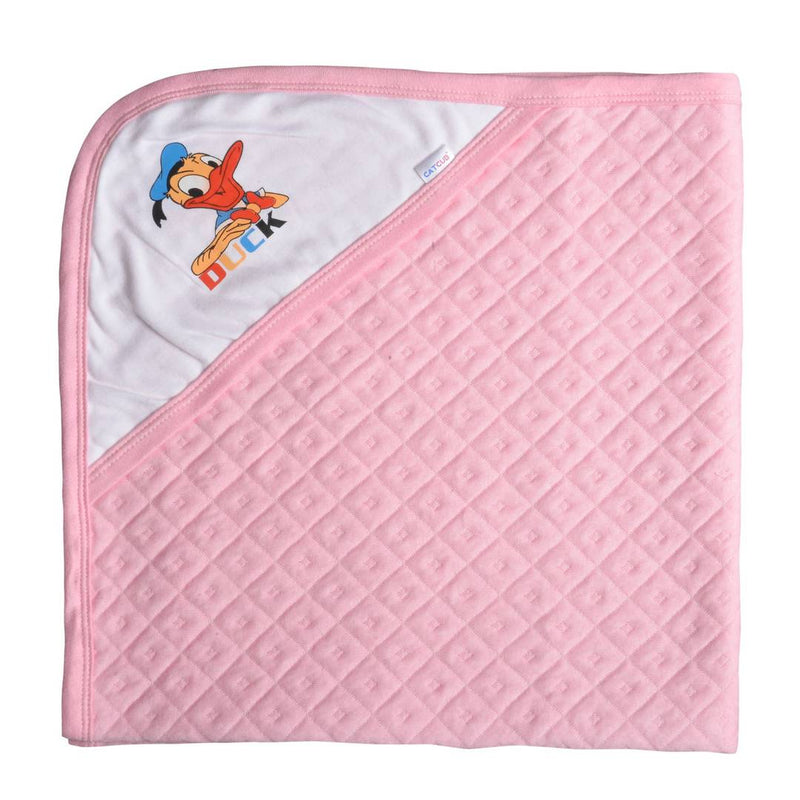 Premium Cotton Baby Hooded Towel Combo - Pack of 3 (Green II Orange II Pink)