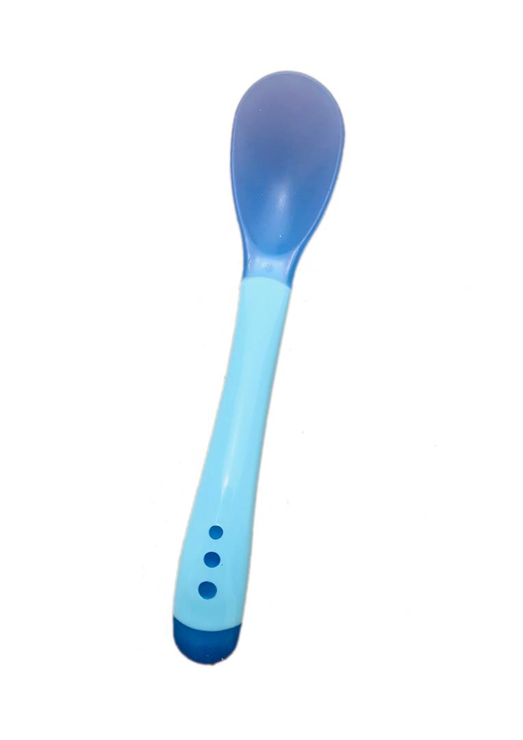 Silicone Tip Heat Sensitive Silicone Spoons (Temperature Sensing Spoons, Pack of 2)