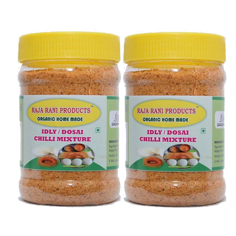 Pack Of 2 Raja Rani Home Made Idly/Dhosa Chilli Mixture-Price Incl. Shipping