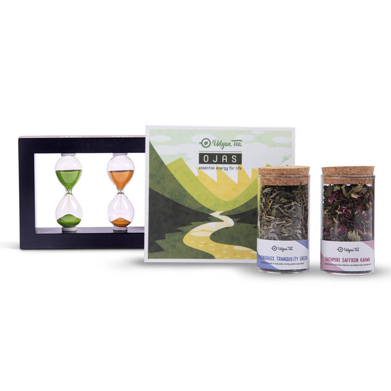Gift novelty with an elegant box and a classic tea timer. (Combo Pack) - Price Incl. Shipping