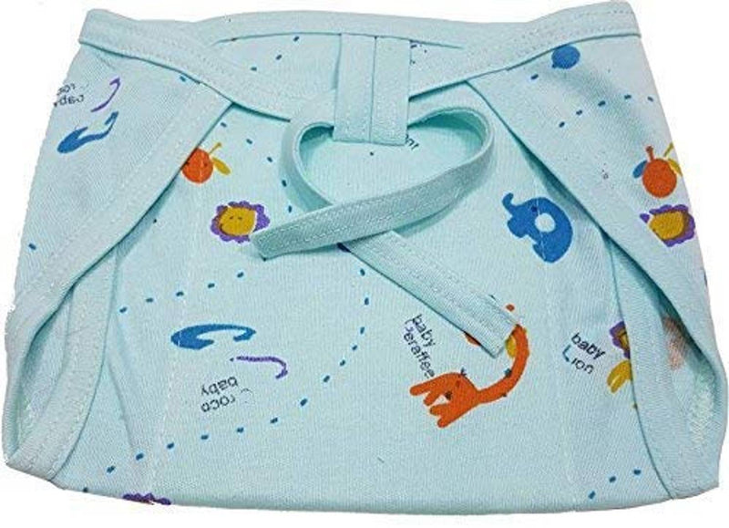 Baby Super Soft Reusable Cotton Hosiery Nappies/Langot/Cloth Diaper (0-3 Months) (Pack of 5)
