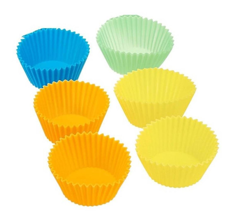 Combo Of 8 Pieces Measuring Cups & Spoon & 6 Pieces Of Cupcake Mould