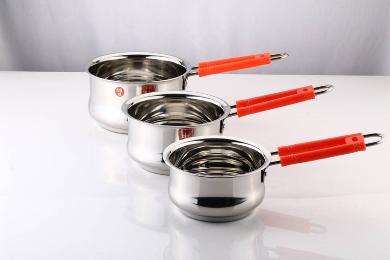 3pcs Belly  Saucepan with handle (16,18,20cm)
