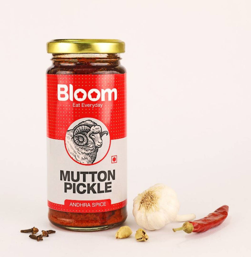 Bloom Foods Spicy Boneless Andhra Mutton Pickle