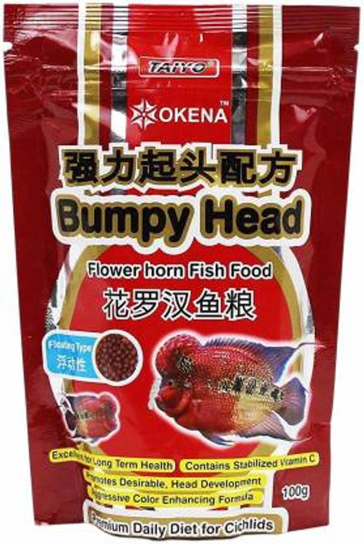 Taiyo Okena Bumpy Head 100Gm Dry New Born, Adult, Young, Senior Fish Food