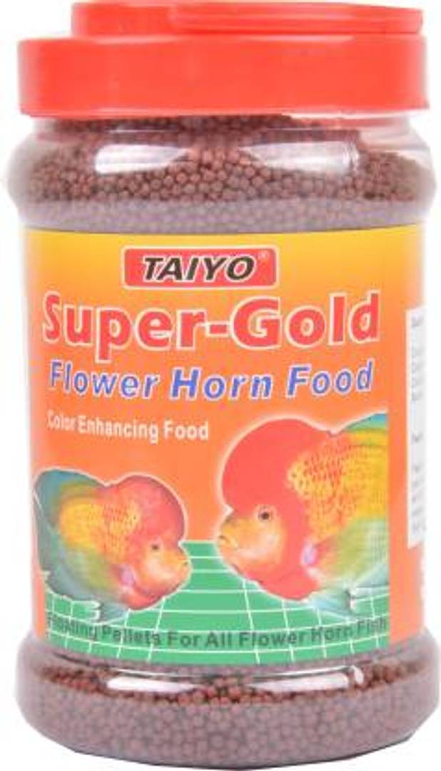Taiyo Super Gold Flower Horn Fish Food 330Gr Dry Adult Fish Food