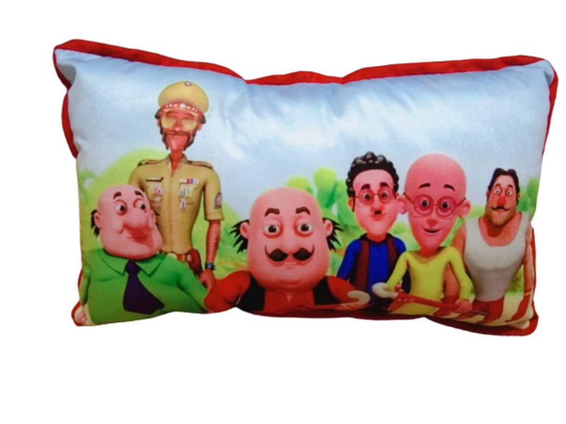 Cartoon Print Velvet Baby Pillow (15 inch X 25 inch)