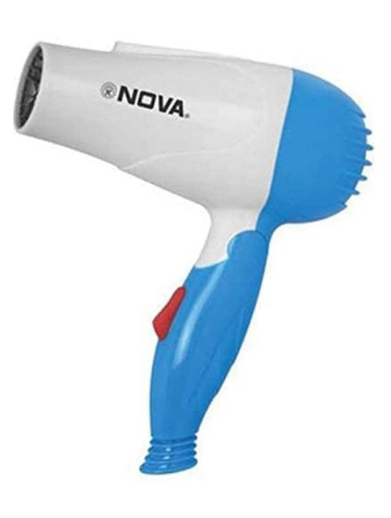 Nova 1290 Professional Electric Foldable Hair Dryer With 2 Speed Control 1000 Watt - Assorted