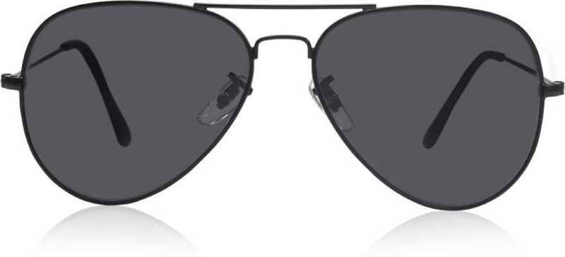 Premium Black Metal Frame Unisex Sunglasses