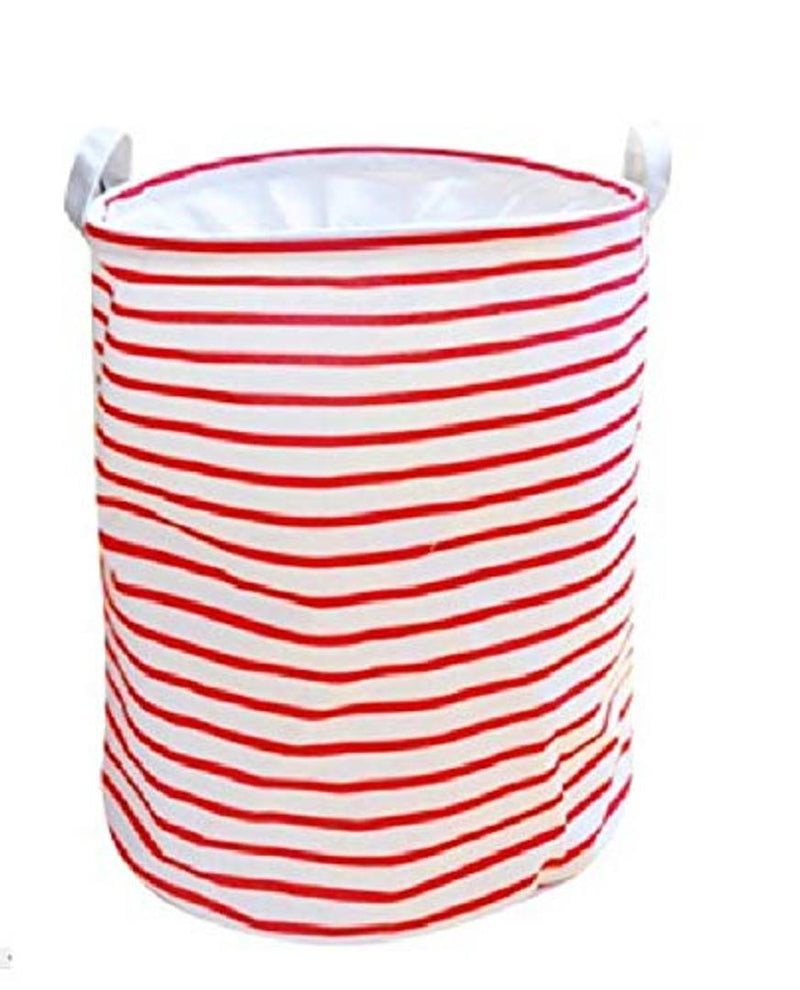 Clothes Laundry Hamper Storage Bin Large Collapsible Storage Basket Kids Canvas Laundry Basket for Home Bedroom Nursery Room | Drawstring closure | Package Included: 1 Laundry Bag