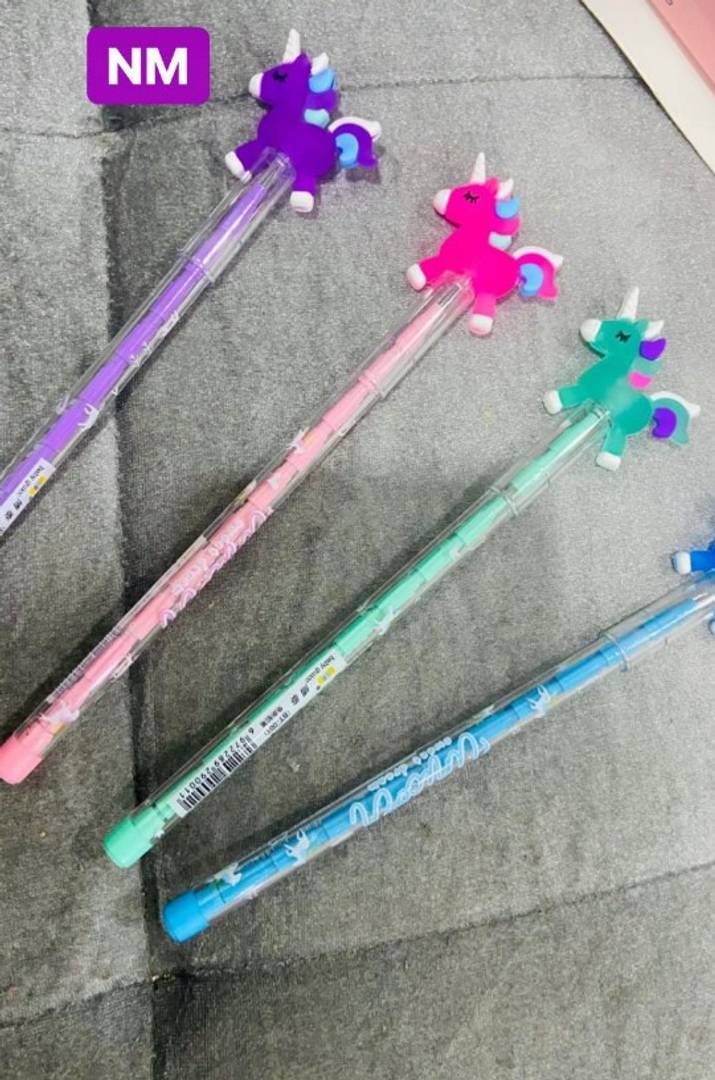 unicorn stacking pencil set of 4