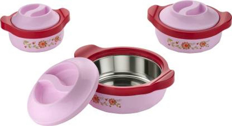 Thermoware Casserole Set (2500 ml, 1500 ml, 800 ml) (Pack of 3)