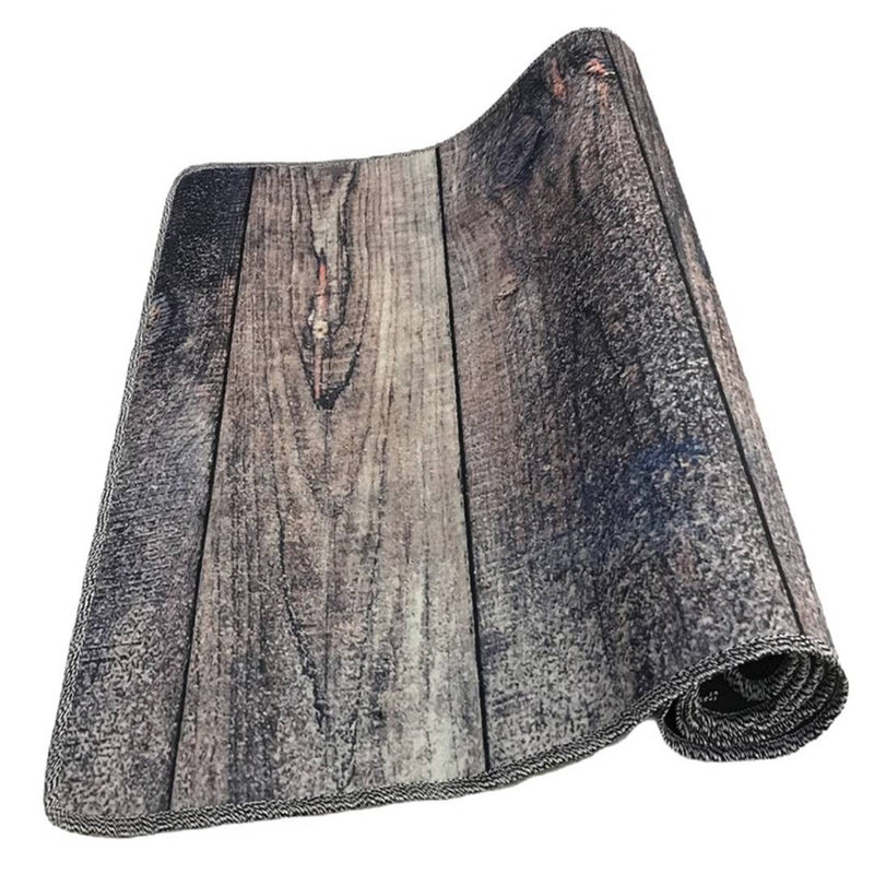 AXG 3D Anti Skid Multi Purpose Yoga Mat (6 x 2.5 ft) Black Wood