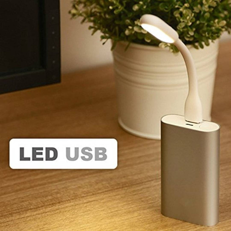 NAVYA Flexible Portable Bendable Lamp USB LED Light (Color May Vary) (Pack of 4)