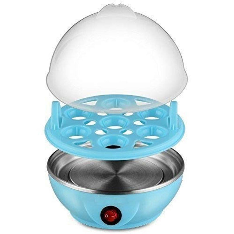 NAVYA Egg Boiler Electric Automatic Off 7 Egg Poacher for Steaming, Cooking, Boiling and Frying (Multicolor)