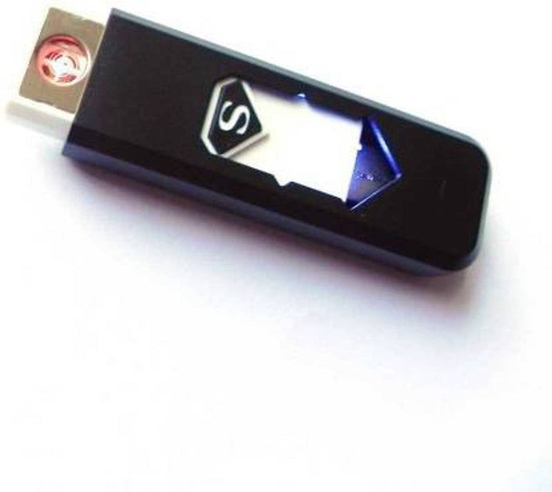 Portable USB Charging Lighter USB LIGHTER Cigarette Lighter  (Black)
