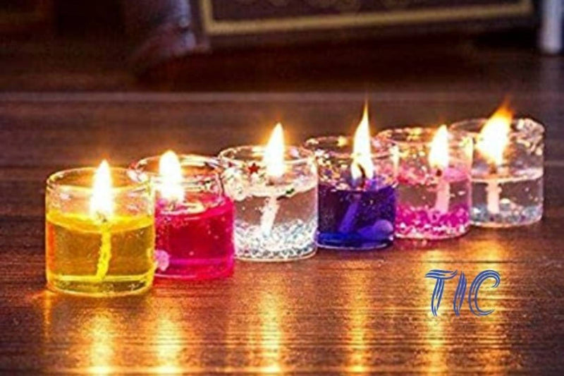 Gel Candles -Pack of 6