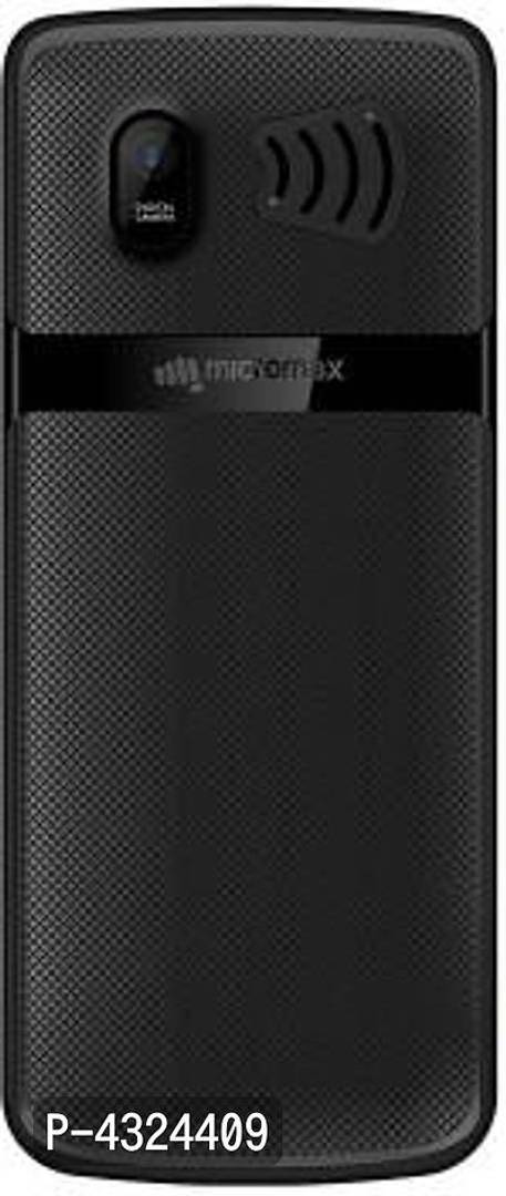 Refurbished Micromax X380 Dual sim mobile (Black)