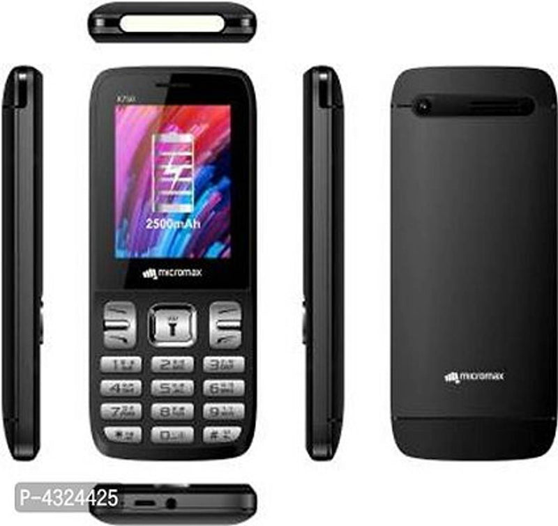Refurbished Micromax X750 Dual Sim Mobile (Black)