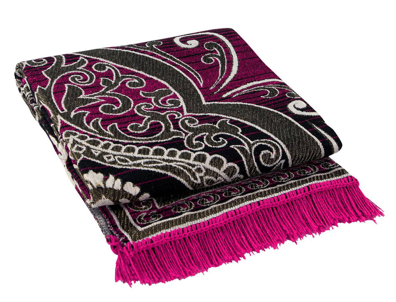 Beautiful Multicoloured Self Pattern Cotton And Polyester Weaved Carpet
 - 6X4 Feet (Made In India )