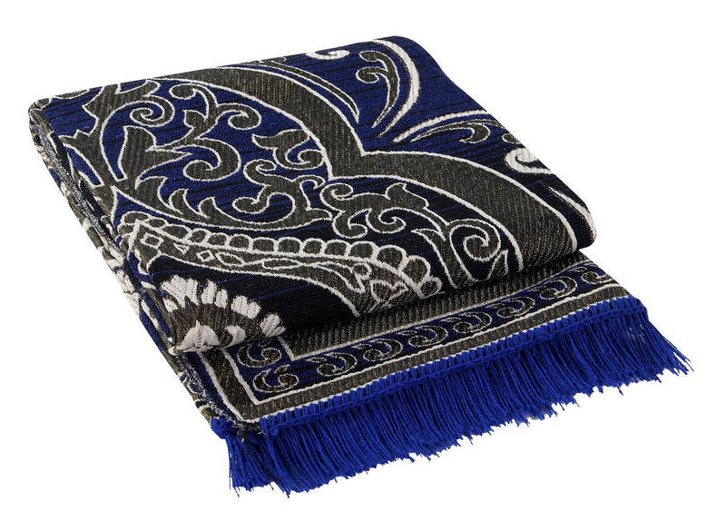 Beautiful Multicoloured Self Pattern Cotton And Polyester Weaved Carpet
 - 6X4 Feet (Made In India )