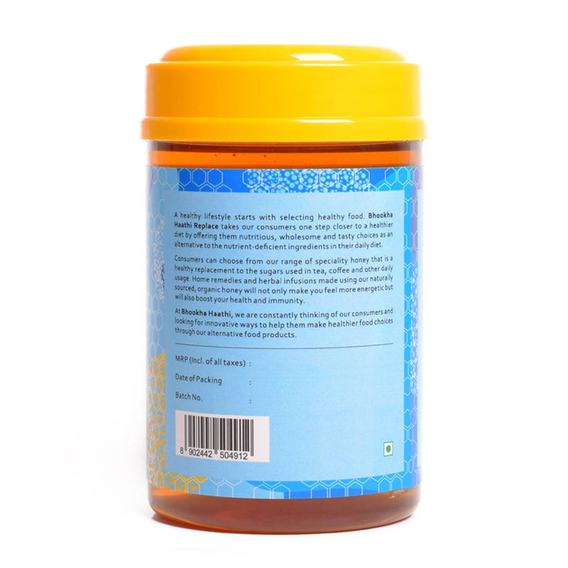 Tulsi Infused Premium White Honey - Pure Organic Honey Without Added Sugar - 600 gms-Price Incl.Shipping
