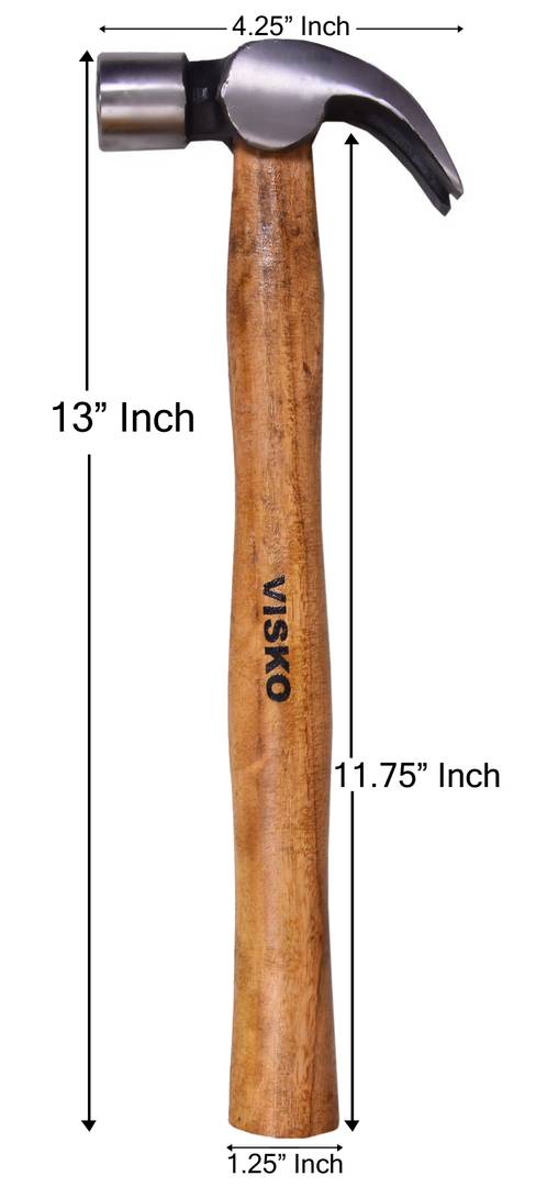 Visko 710 1 lb Claw Hammer Wooden Handle
