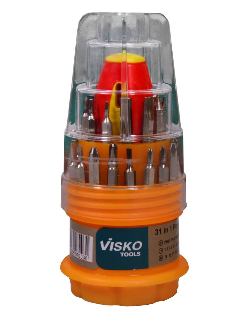Visko 31 in 1 Pocket Precision Screwdriver Set.