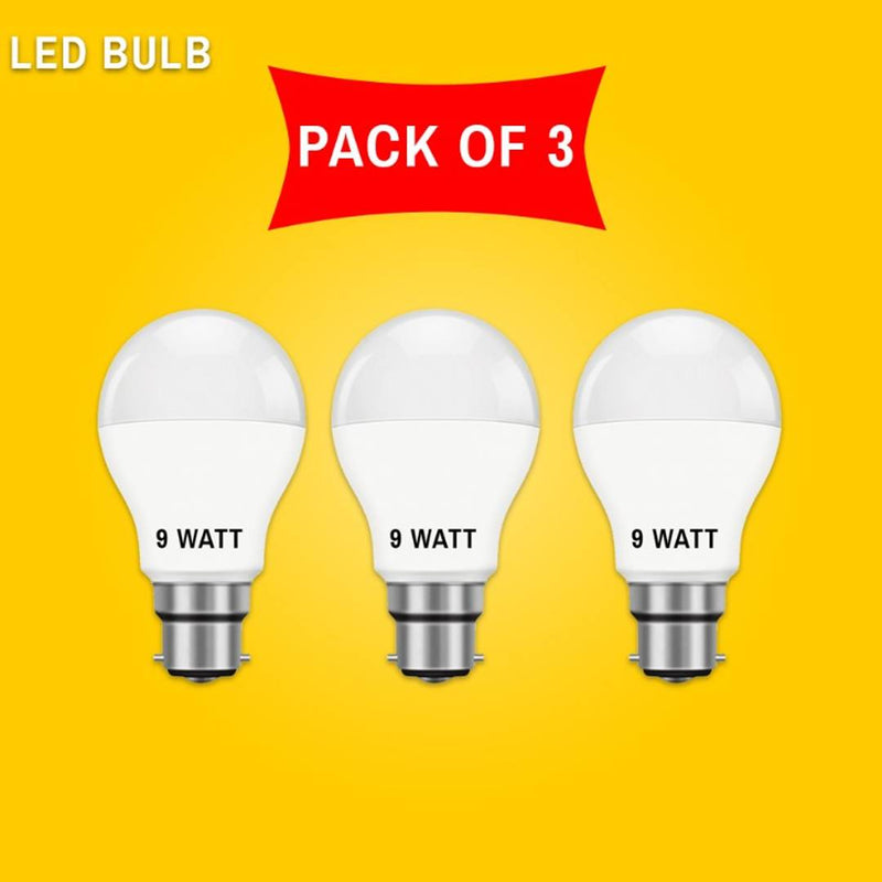 9 Watt DOB LED Bulb, pack of 3 bulb