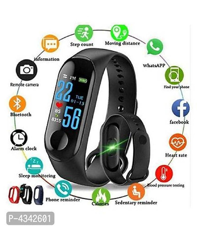 M3 Intelligence Bluetooth Smart Watch/Smart Bracelet/Health Band/Activity Tracker/Bracelet/Fitness Band/M3 Band/with Heart Rate Sensor Function with Bluetooth