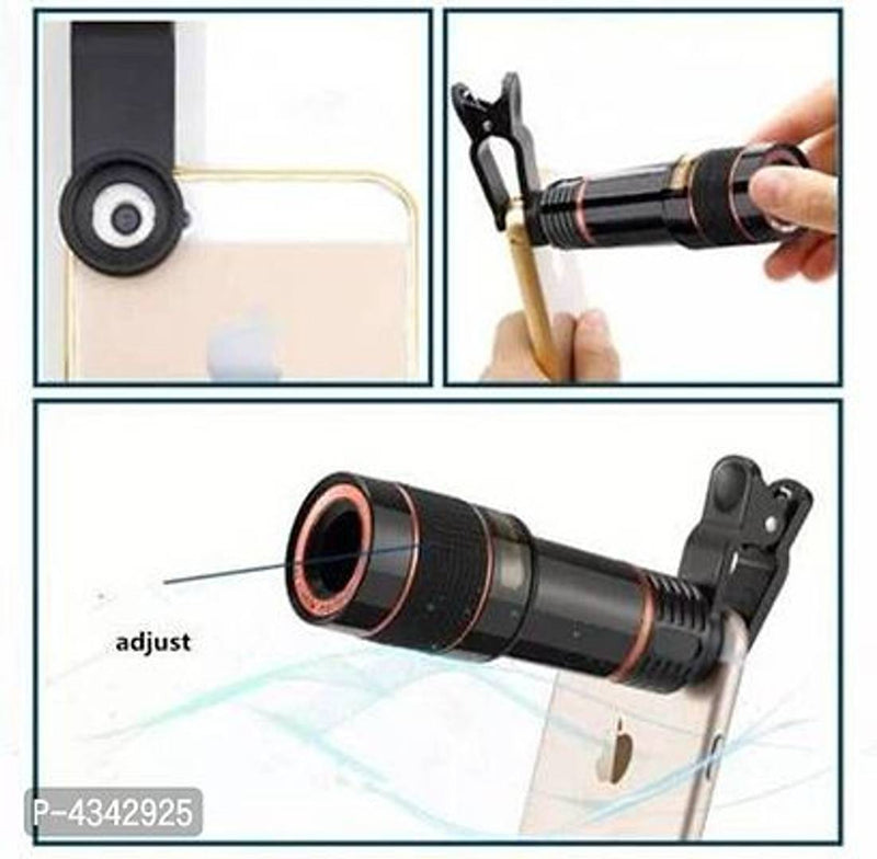 8X Zoom Telescope DSLR Blur Background Effect Mobile Telescope Lens Kit For All Mobile Camera and Android & iOS Devices Mi-6 Mobile Phone Lens For Tiktok & Youtubers Mobile Phone Lens
