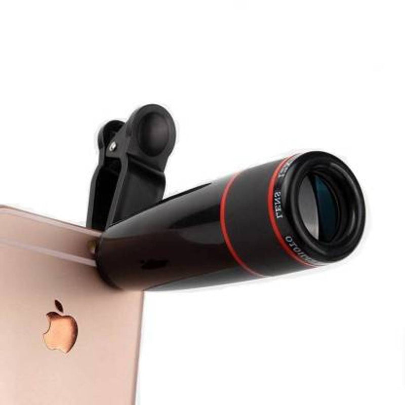 12X Zoom Mobile Adjustable Focus HD Pictures Telescope Lens Kit With DSLR Blur Background Effect For All Smartphones ND-15 Mobile Phone Lens