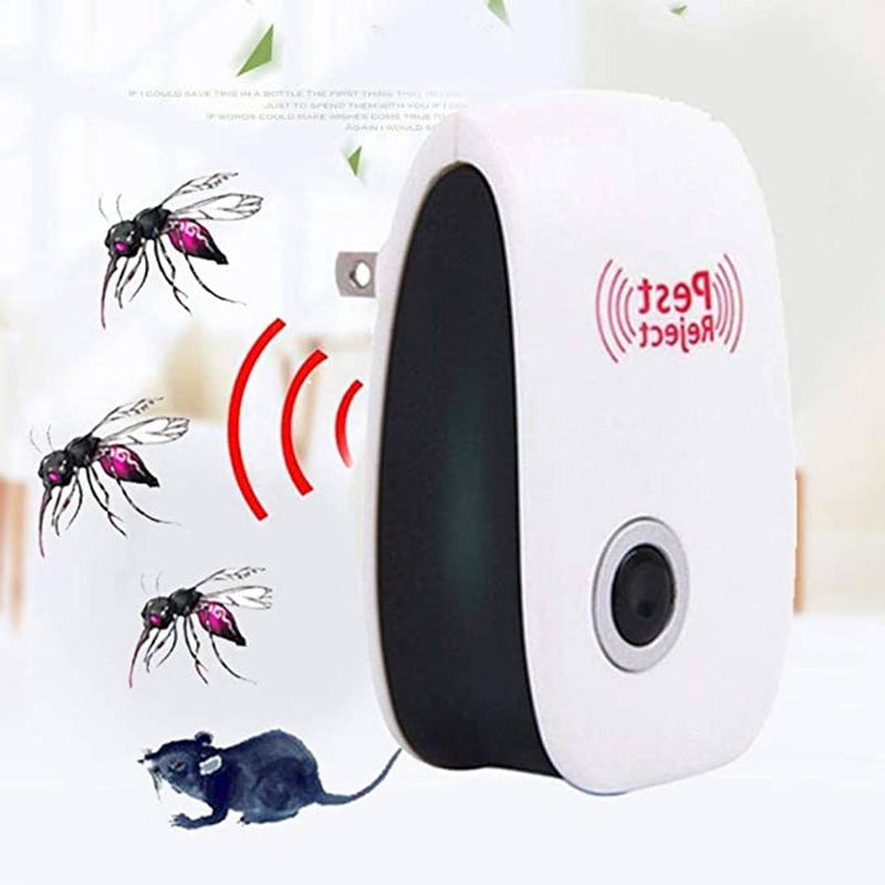 Ultrasonic Electronic Magnetic Drive Mosquito Repeller Rat Pest Repellent Reject Control Plug