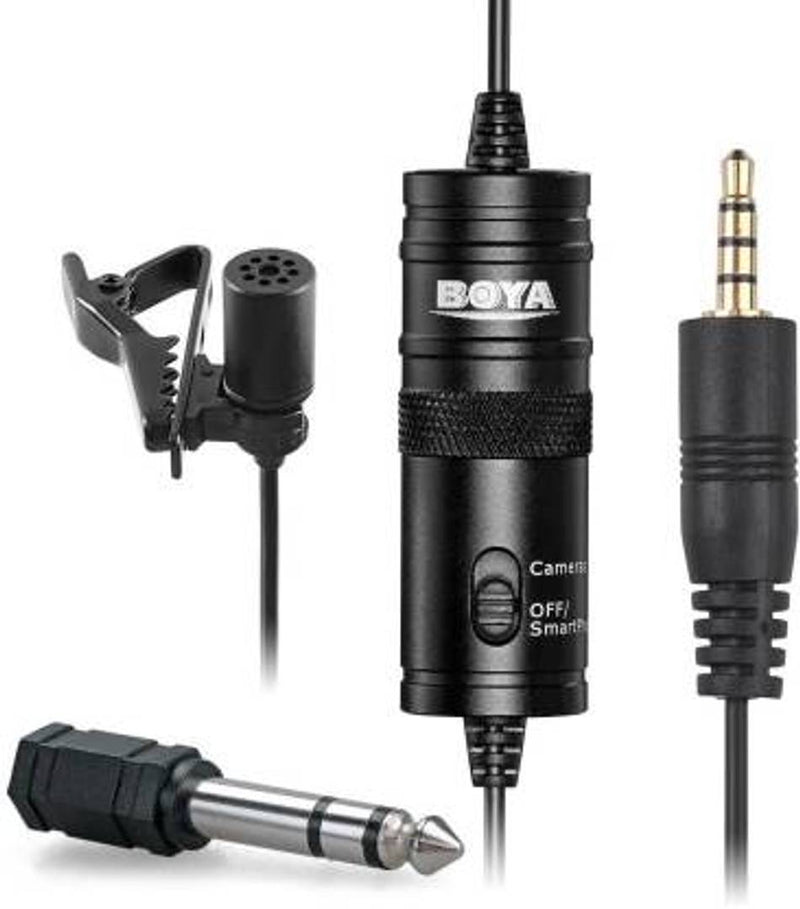 Boy.a Condenser Microphone with 20ft Audio Cable- for DSLRs Camcorders Video Cameras and Smart phones Microphone
