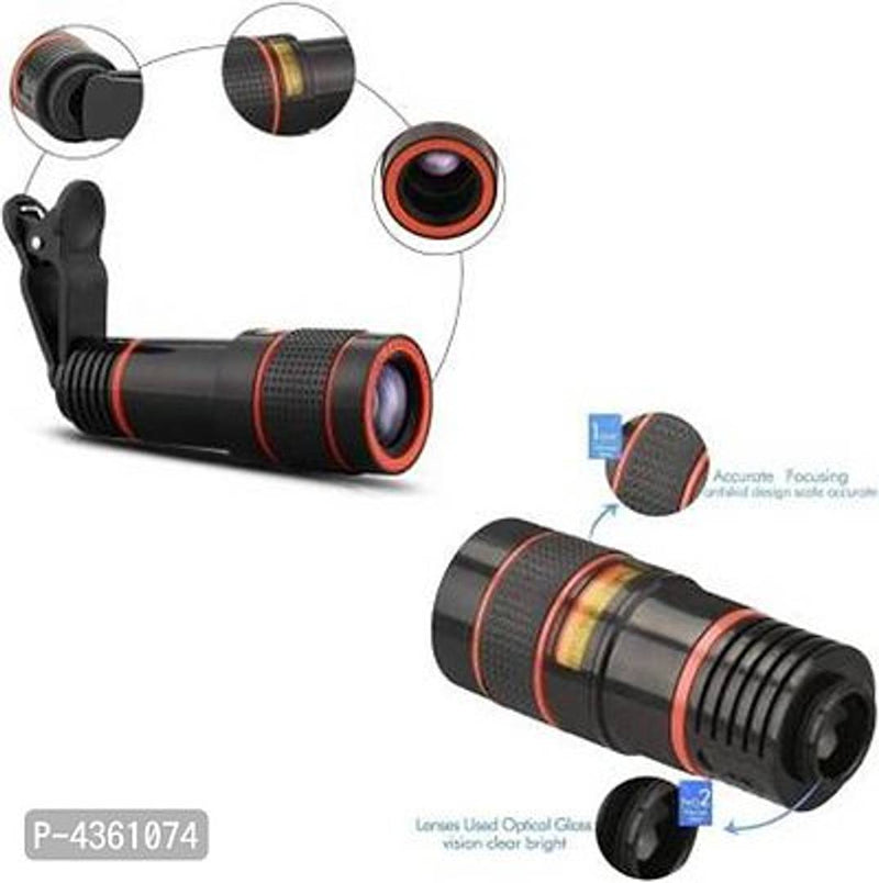 Universal 12X Lens For All Mobile Phones With Blur Background Effect
