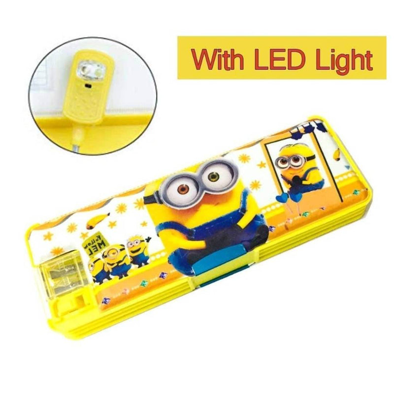 Pencil Box with led light Assorted Colours (for Boys)